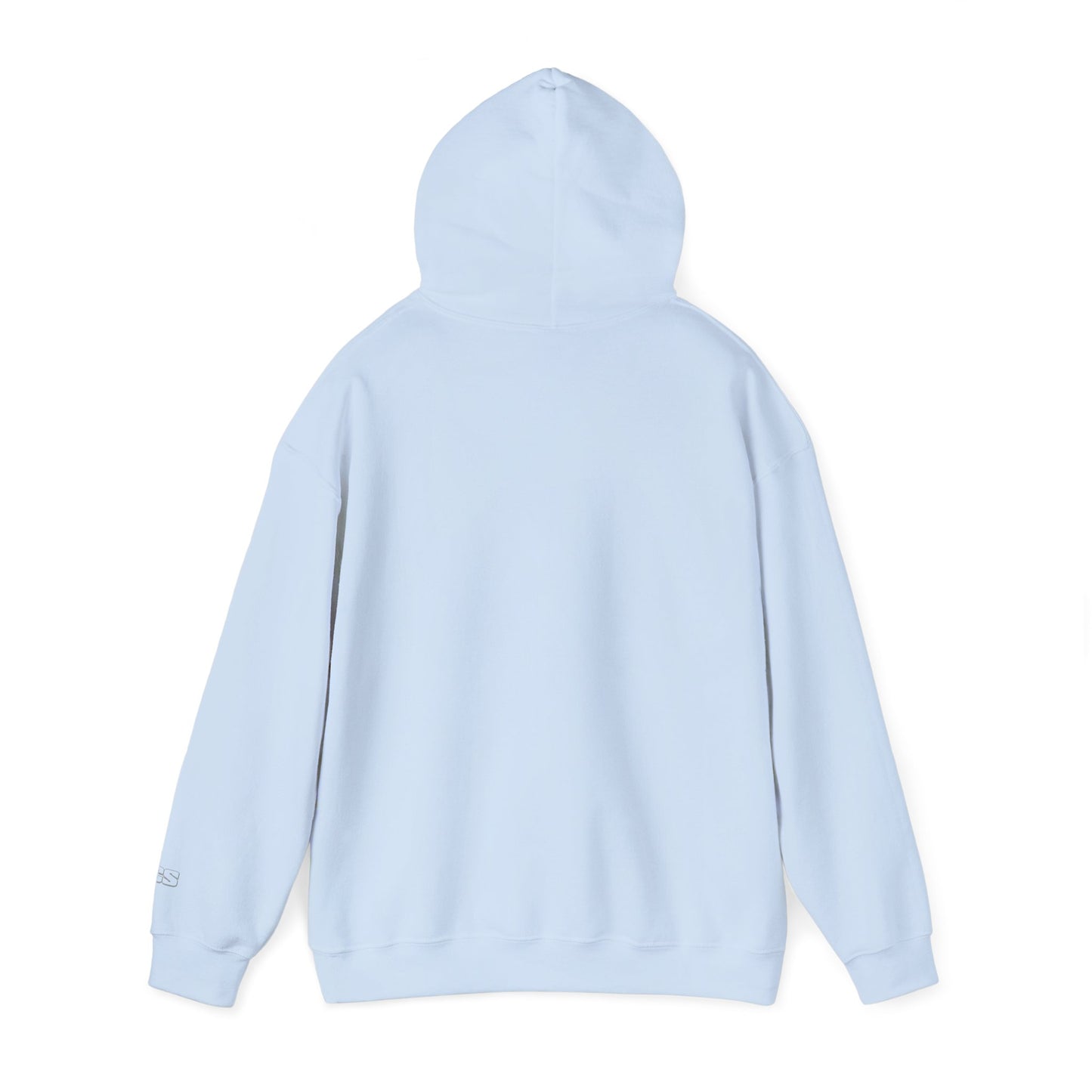 CS Minimalist Logo Hoodie — White Graphic Pullover