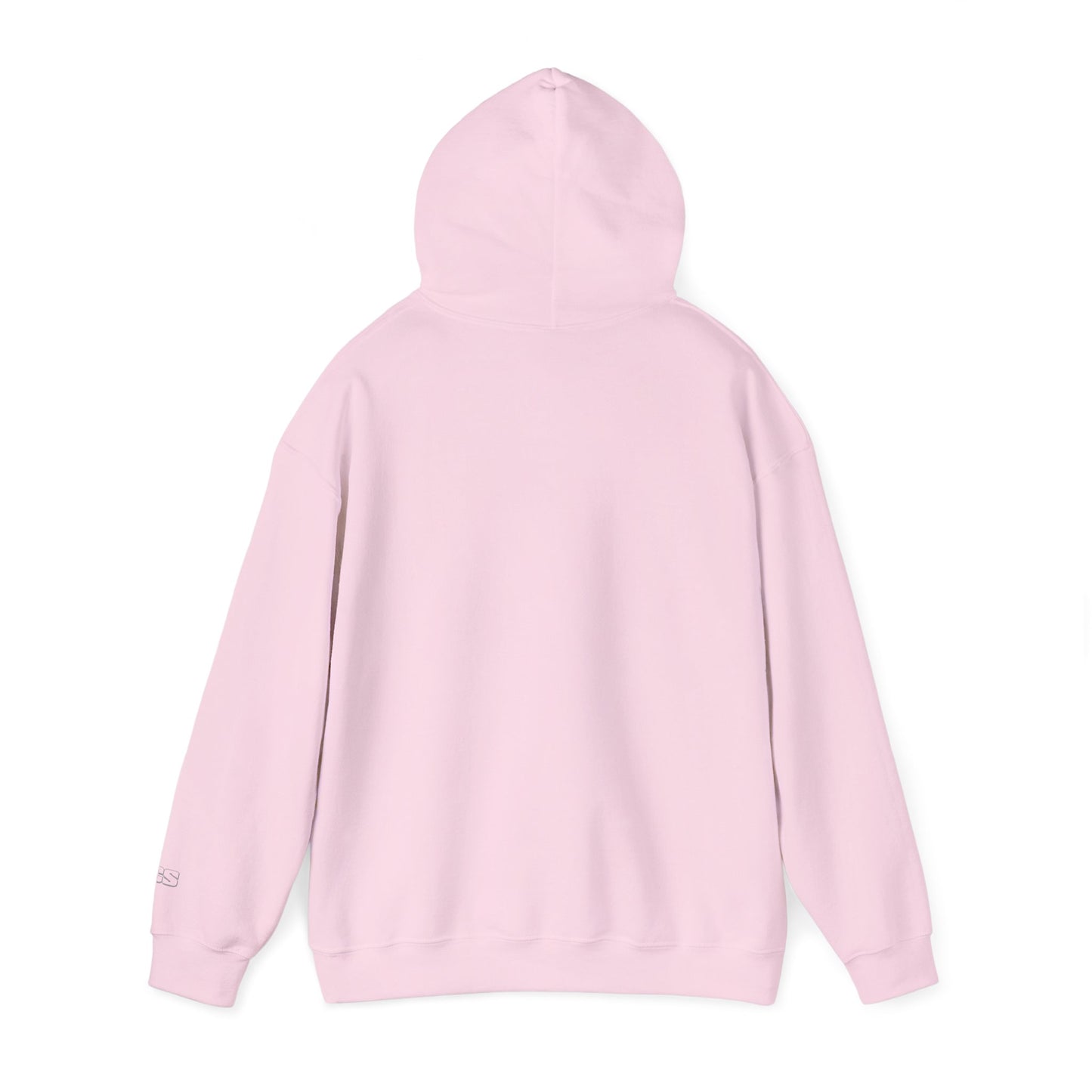 CS Minimalist Logo Hoodie — White Graphic Pullover
