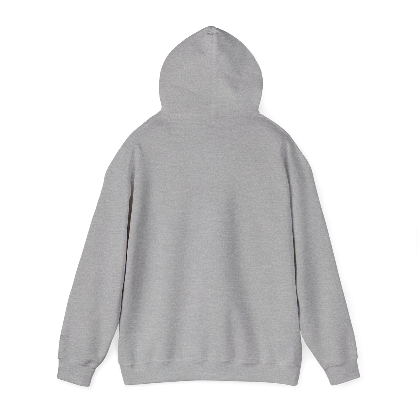 CS Minimalist Logo Hoodie — White Graphic Pullover