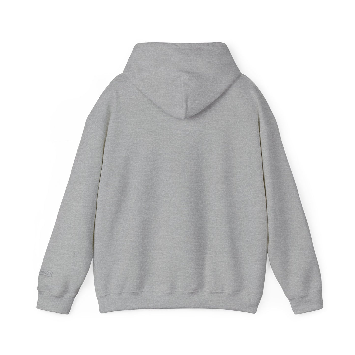 CS Minimalist Logo Hoodie — White Graphic Pullover